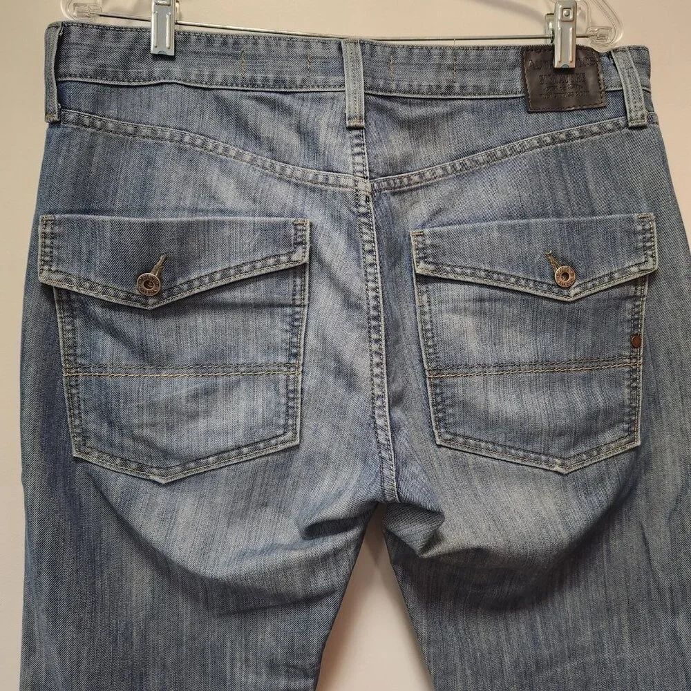 Levi Strauss Signature Authentics Slim Straight Jeans‎ Mens Size 36x32 Blue EUC
